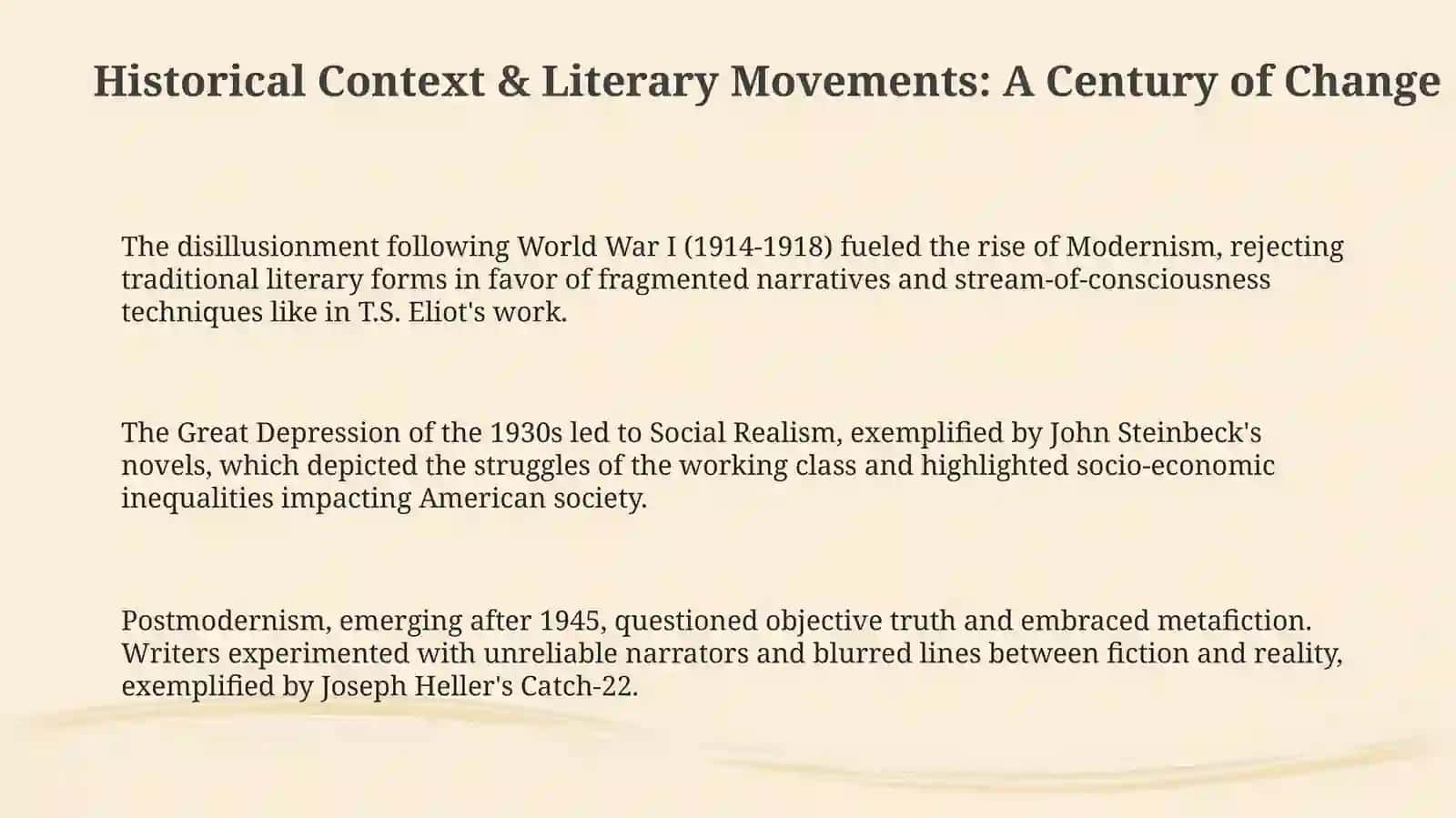 American literature in the 20th and 21st centuries 3