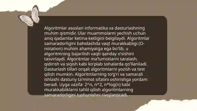Algoritmlar asoslari va ularning ahamiyati 3