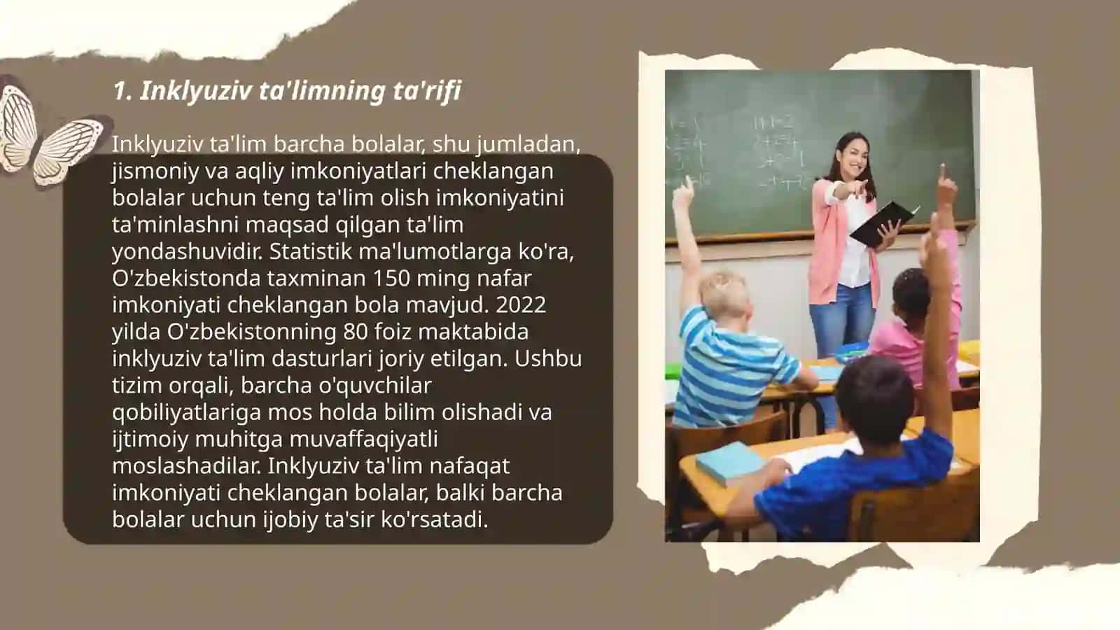 Inklyuziv va birgalikda o'qitish 3