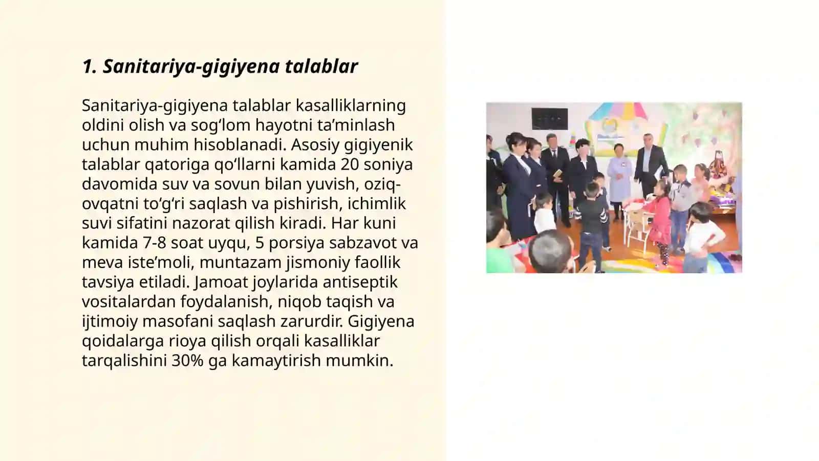 Maktabgacha ta'lim tashkilotlarida joriy sanitariya nazorat 3