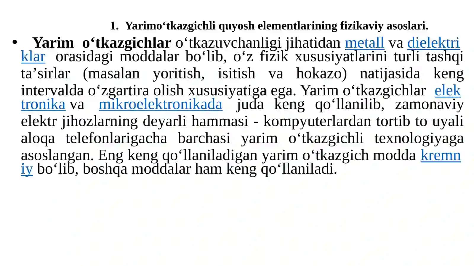Fotoenergetikaning fizika asoslari 3