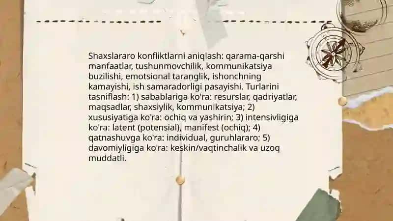 Shaxslararo kanflikitlarni boshqarish sohasi va strategiyalarning birligi 3