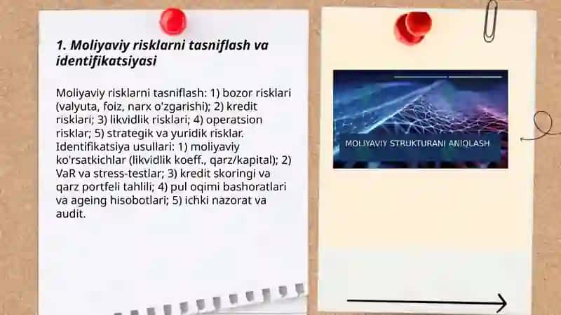 Moliyaviy risklarni boshqarish 3