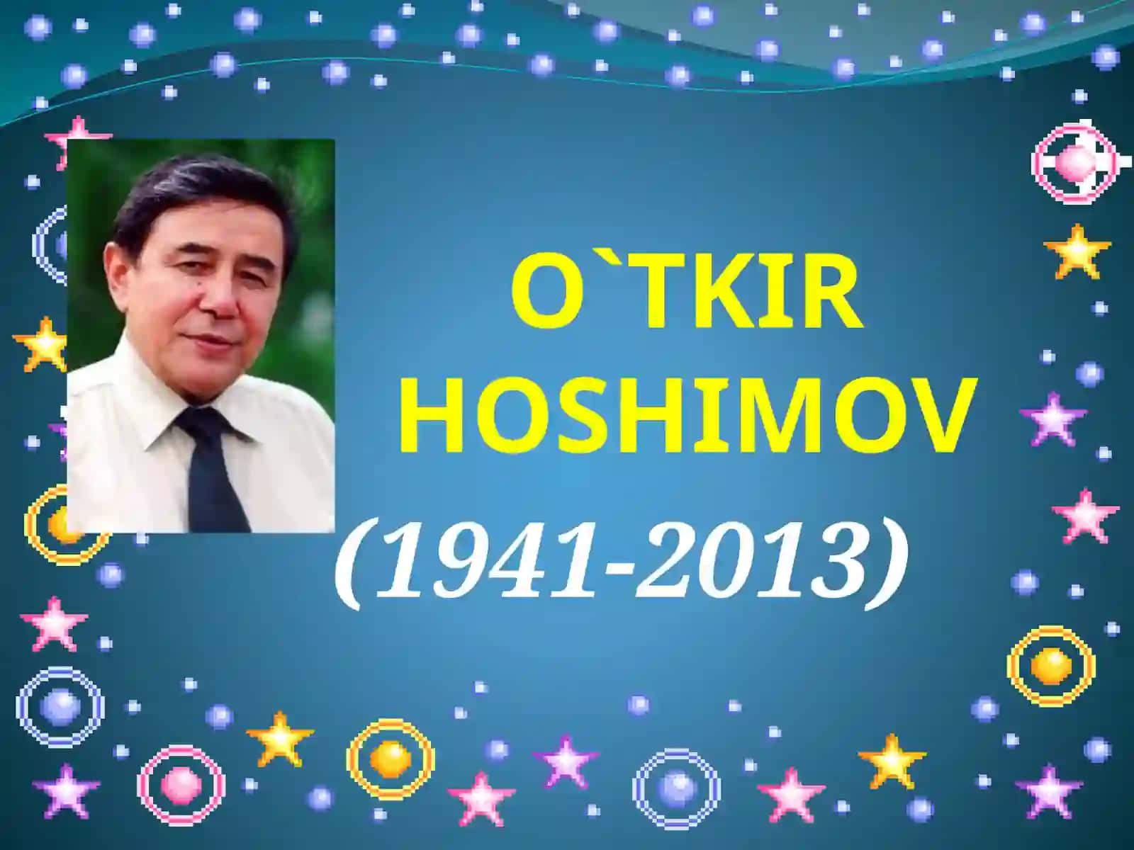 O’TKIR HOSHIMOVNING HAYOTI VA IJODI “URUCHNING SO’NGGI QURBONI” HIKOYASI MAVZUSIDAGI DARS TAQDIMOTI 3