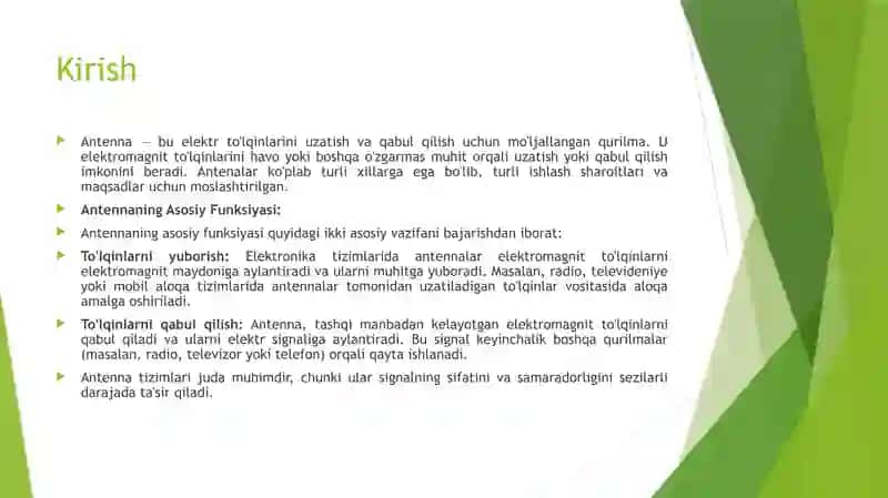 Antennalarni qurish va ishlash prinsplari 3