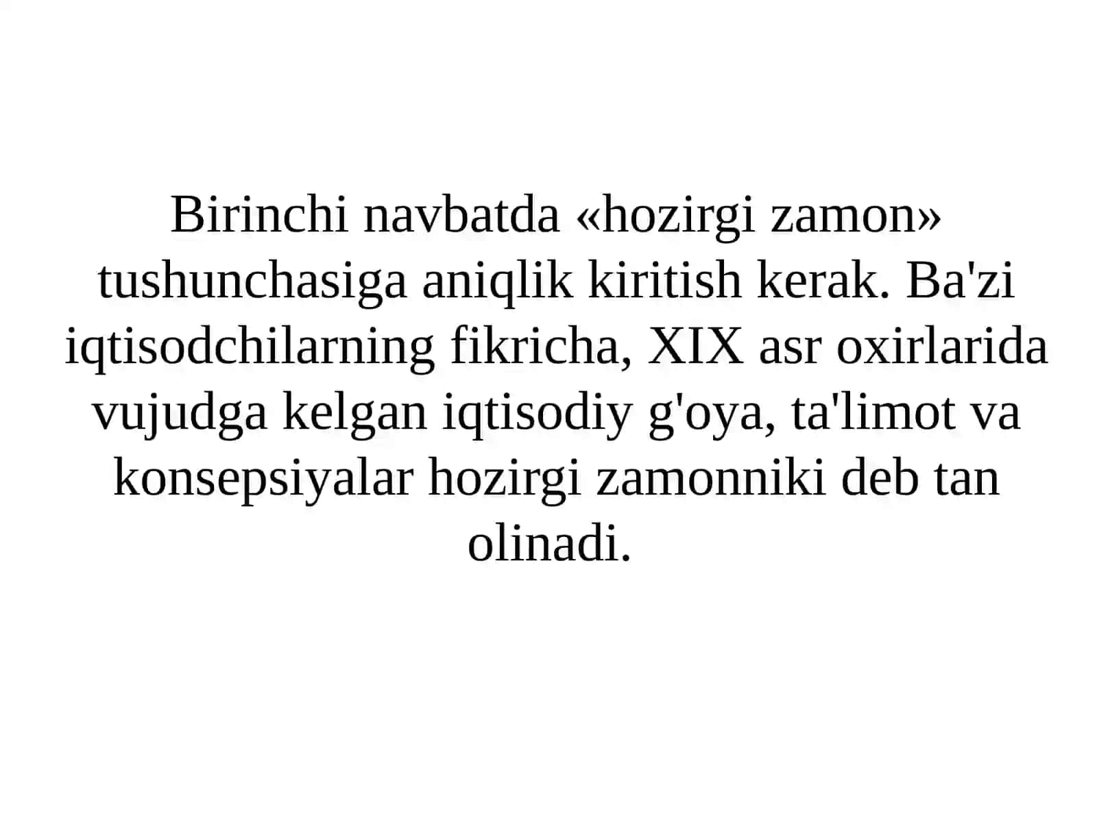 Hozirgi zamon iqtisodiy qarashlari evolyutsiyasi 3