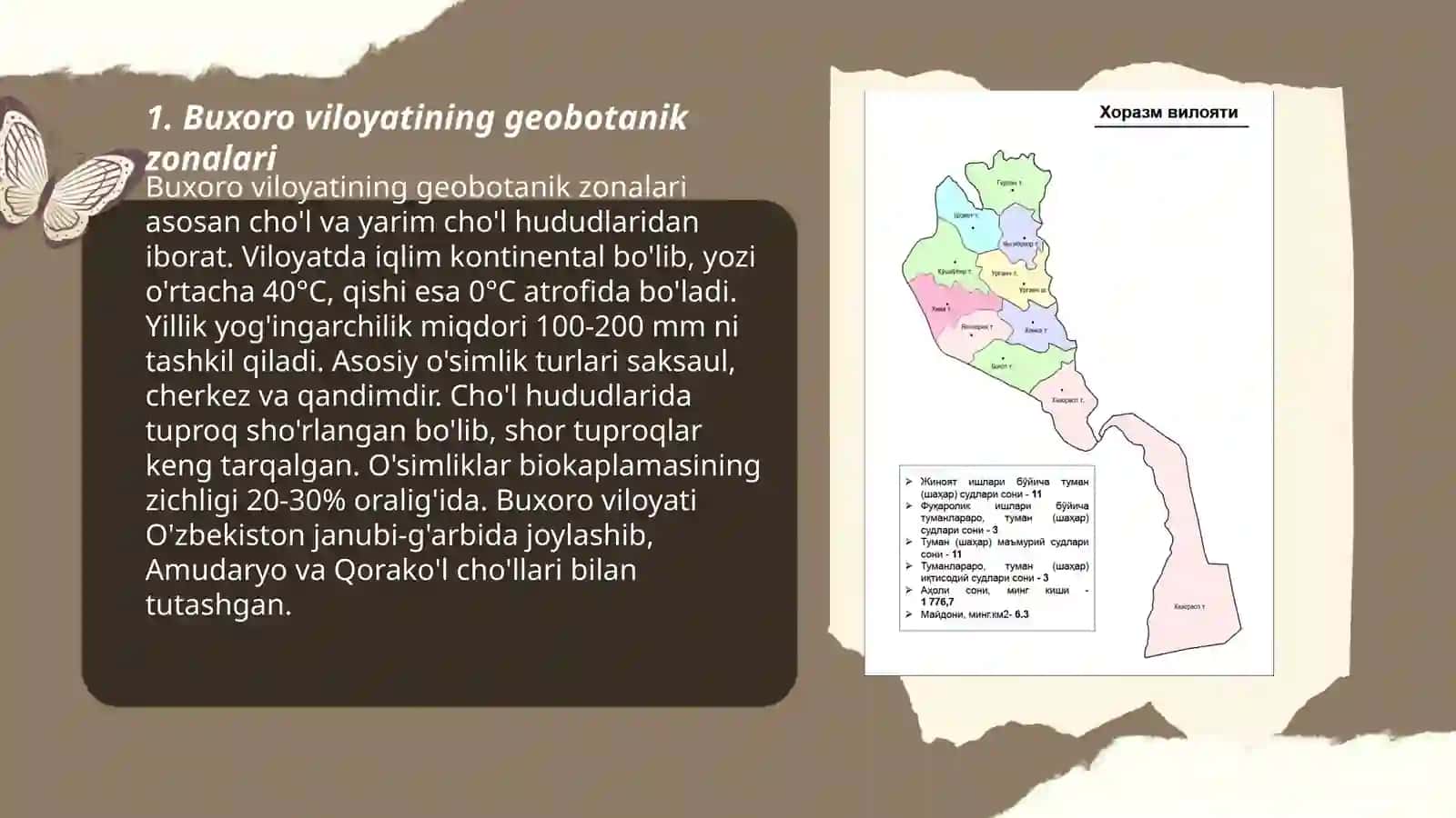 Buxoro viloyati hududini geobotanik rayonlashtirish 3
