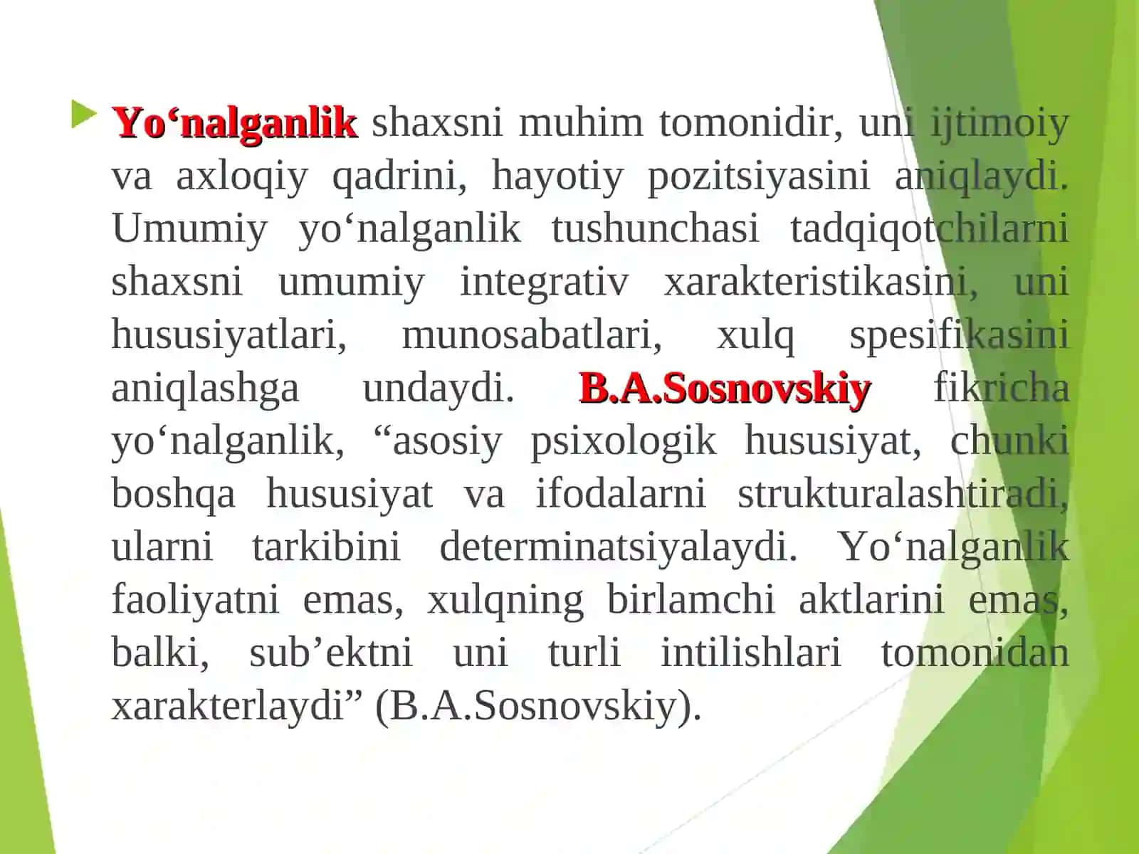 Motivatsiyani eksperimental sharoitda o'rganish 3