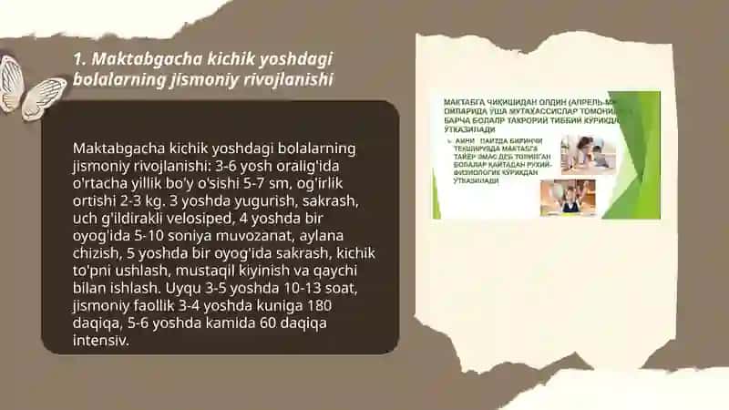 Maktabgacha kichik yoshdagi bolalarning rivojlanishi 3