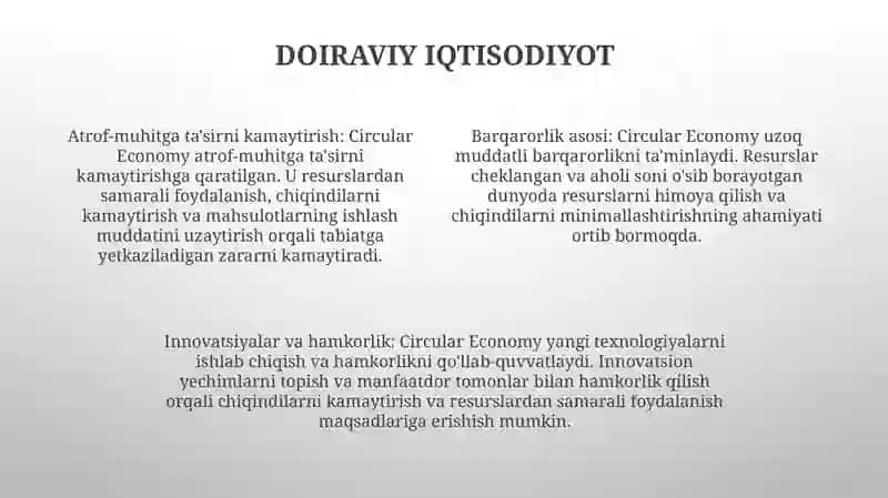 Barqaror texnologiyalar tamoyillari 3