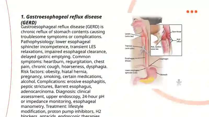 Esophagus disorders 3