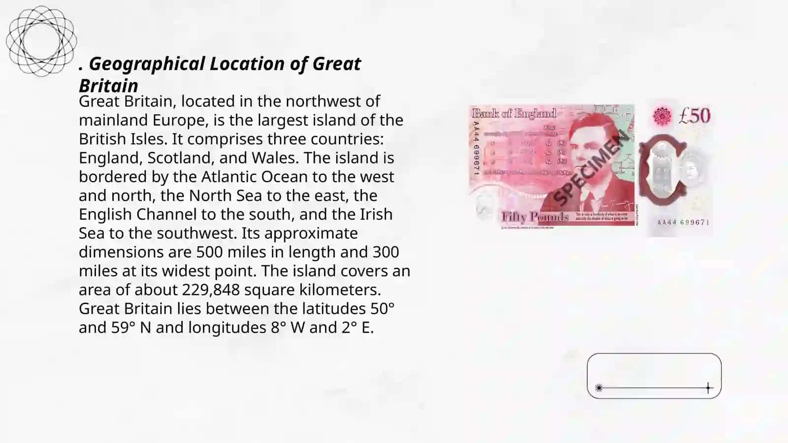 Geographical position, demographic cases, and nature resources of Great Britain 3