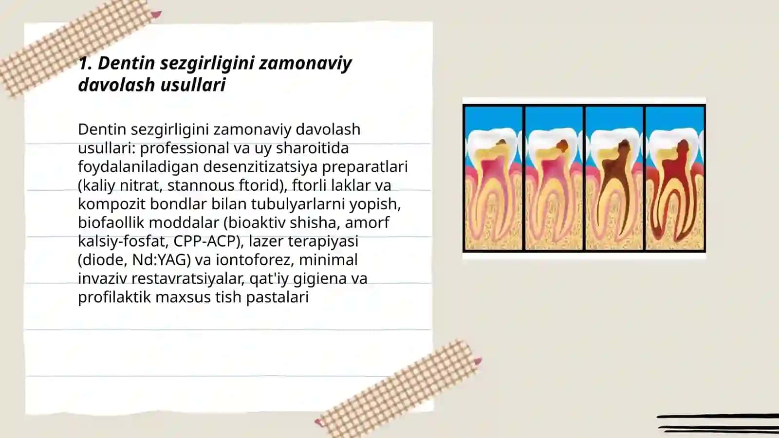 Nokaries kasalliklarni zamonaviy davolash usullari 3