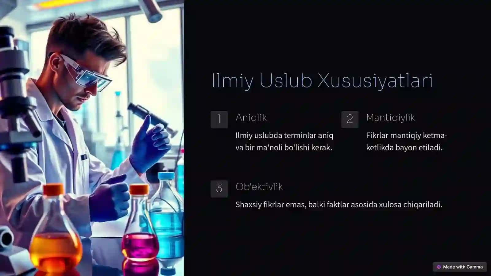 Turli Uslubga Xos Matnlarni Tahlil Qilish 3