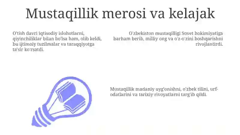 Oʻzb respublikasi tashkil topishining tarixiy ahamiyati 3