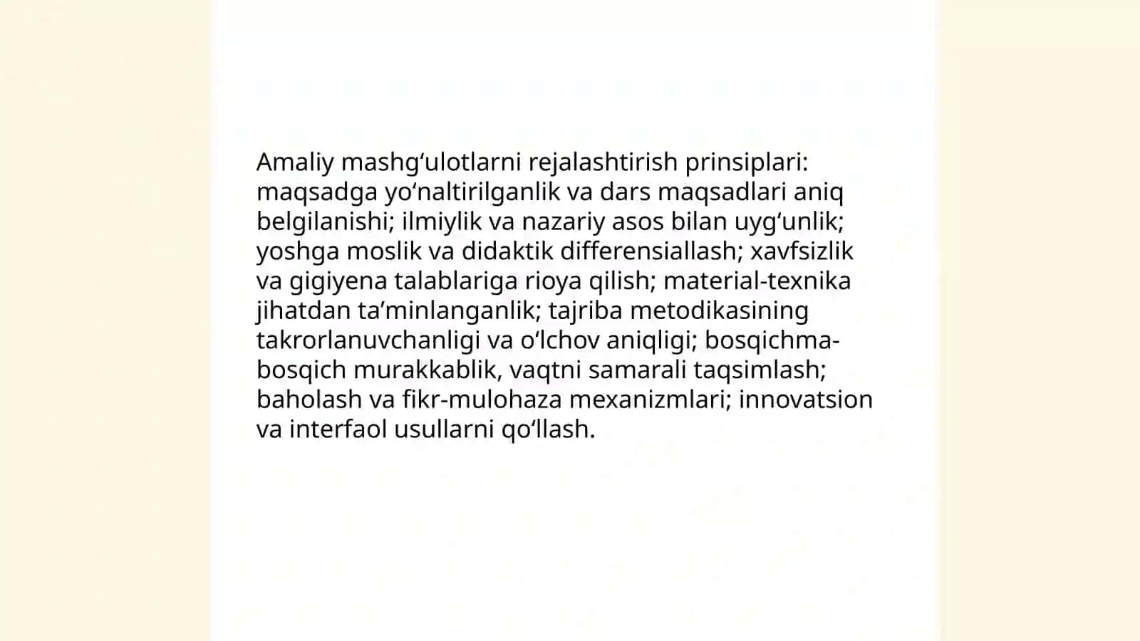 Fizika fanidan amaliy mashgʻulotlarni tashkil qilish 3