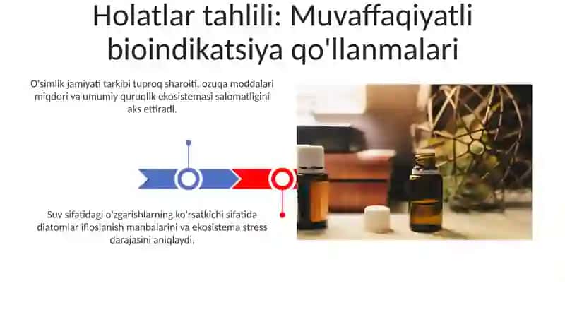 Ekotizmlar holatining bioindikatsiya usullari 3