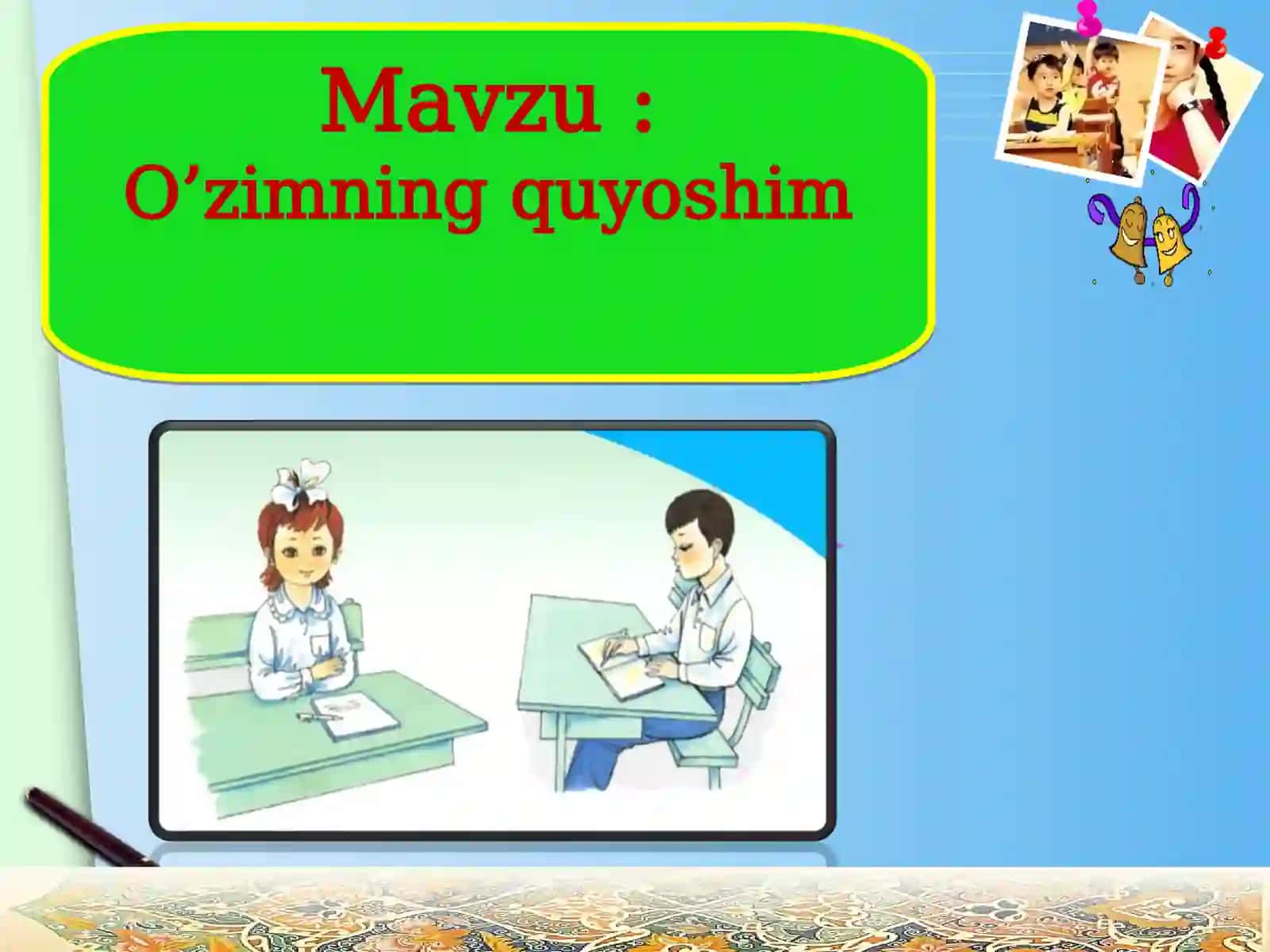 BIR SOATLIK DARS UCHUN TAQDIMOTI 3