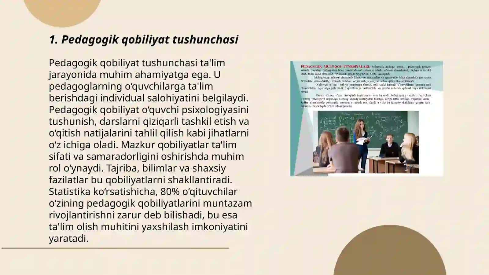 Pedagogik qobiliyat pedagogik mahoratning asosi sifatida 3
