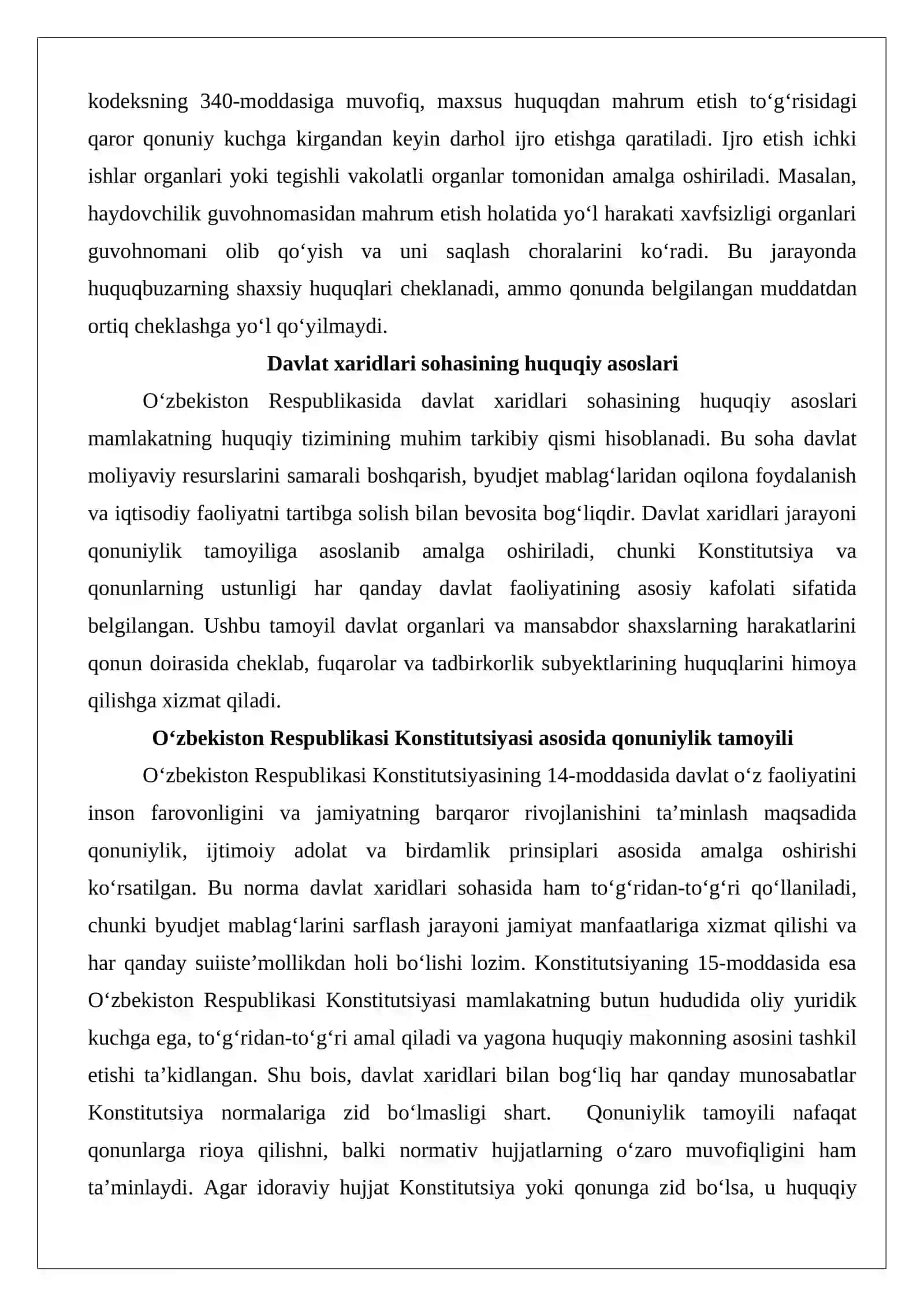 Davlat xaridlari sohasida qonuniylikni ta’minlash choralari 3