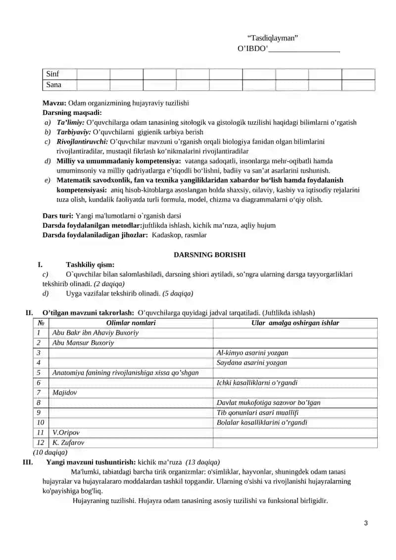 Odam va uning salomatligi to’g’risida umumiy tushuncha 3