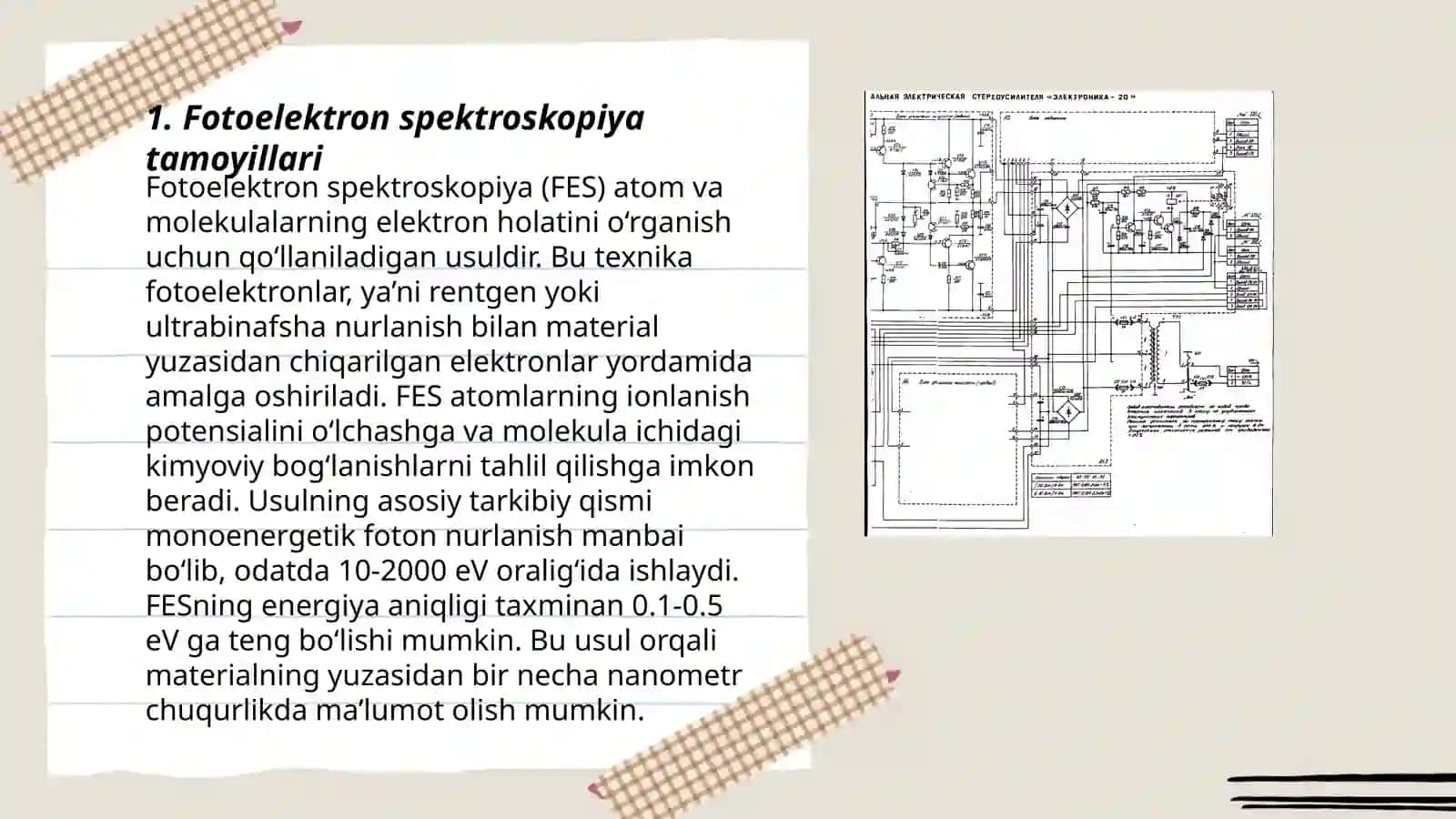 Fotoelektron va Rentgenoelektron Spektroskopiya 3