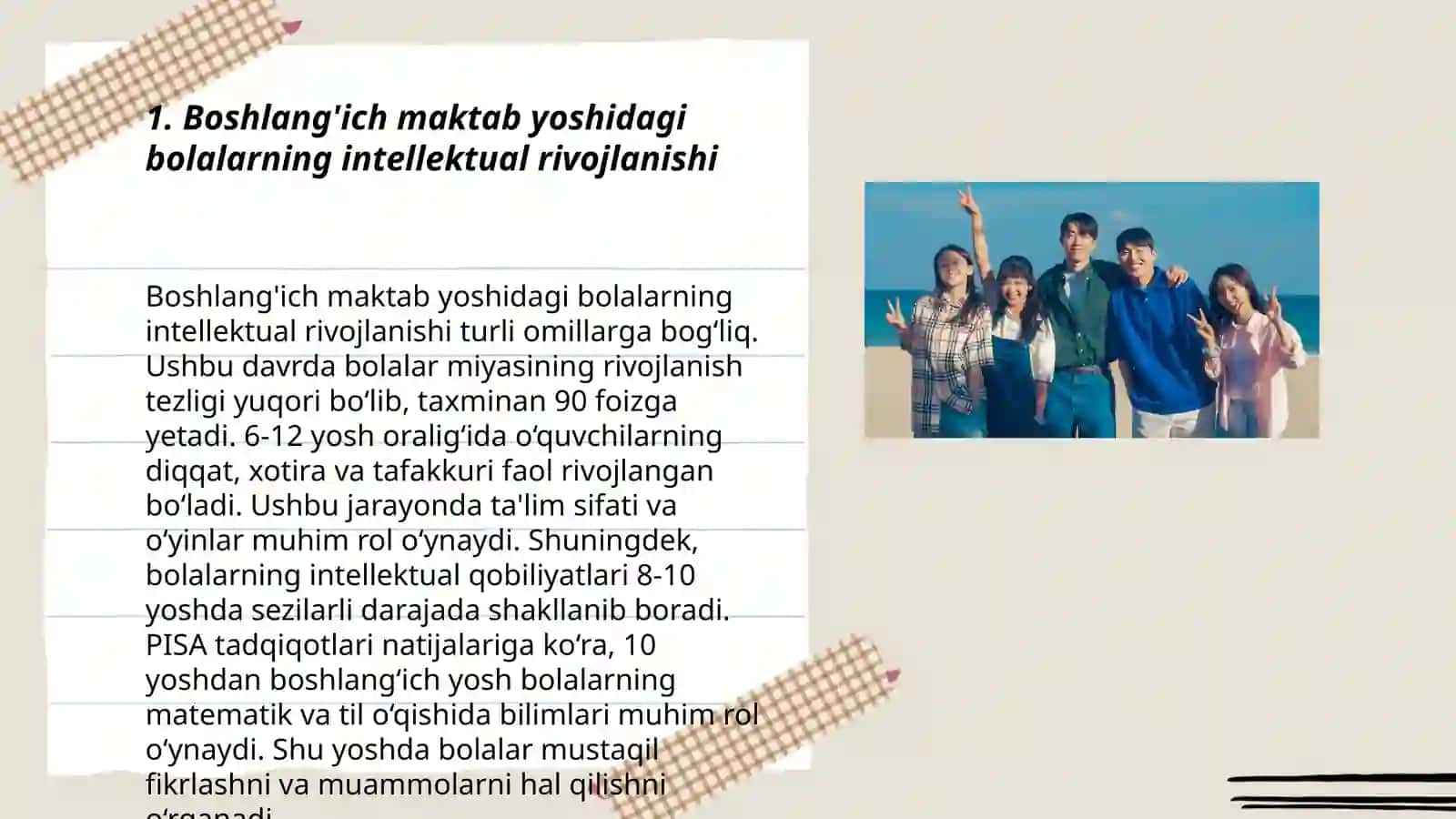 Kichik maktab yoshi davrida psixik rivojlanish xususiyatlar 3