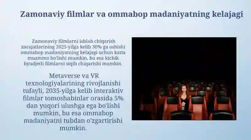 Filmlar va "Ommaviy madaniyat" 3