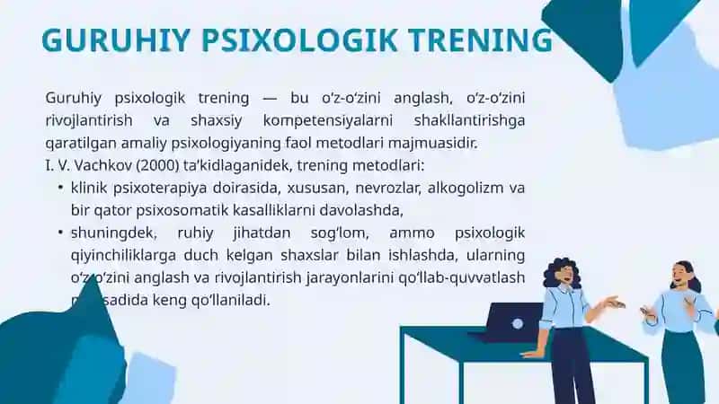 GURUHIY PSIXOLOGIK TRENINGLARNI OLIB BORISH TARTIBI 3