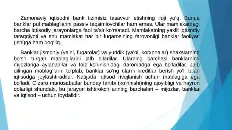 JAMG‘ARMALAR, INFLYATSIYA VA DEPOZIT SHARTLARI 3