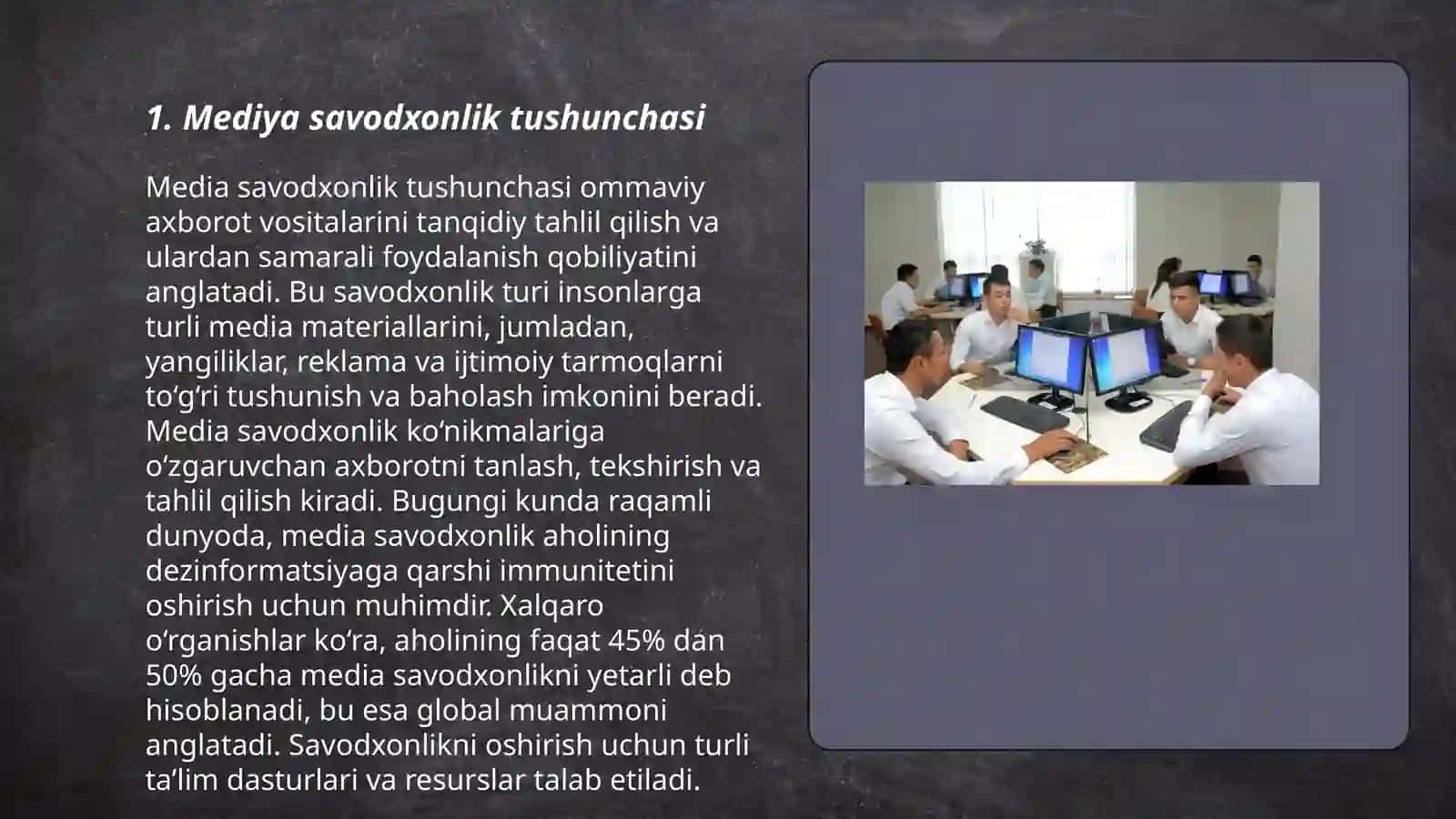 Media savodhonlik va axborot madaniyati 3