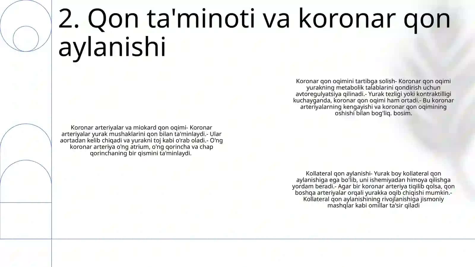 Yurak Fiziologiyasi 3