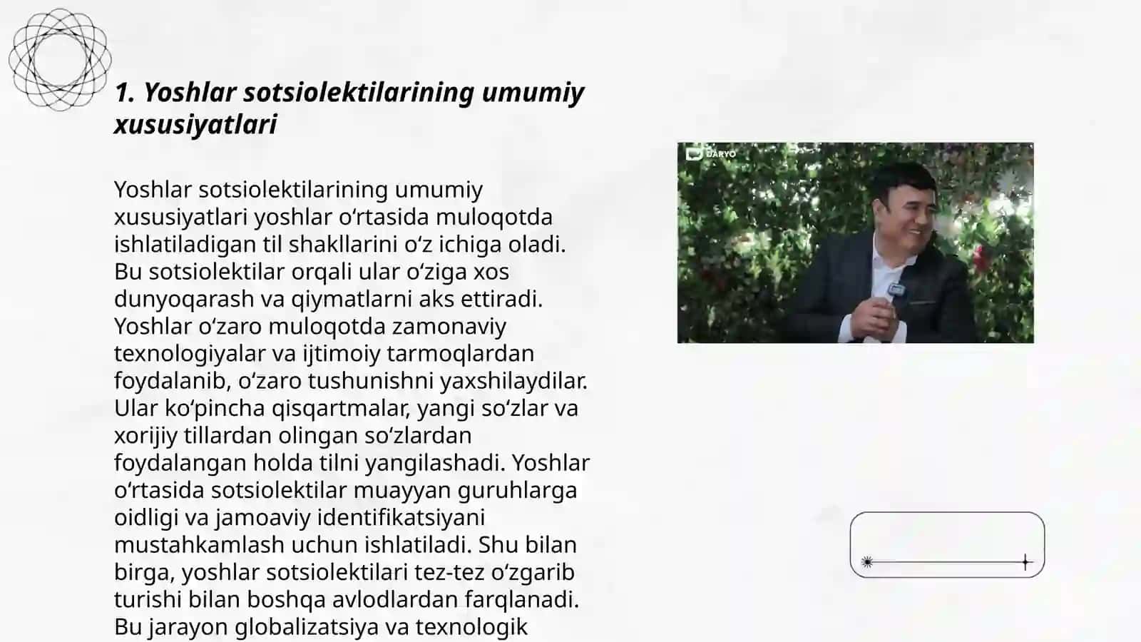 Yoshlar sotsiolektini ifodalash vositalarining Ingliz, O'zbek va rus tillaridagi qiyosiy - tipologik tadqiqi 3