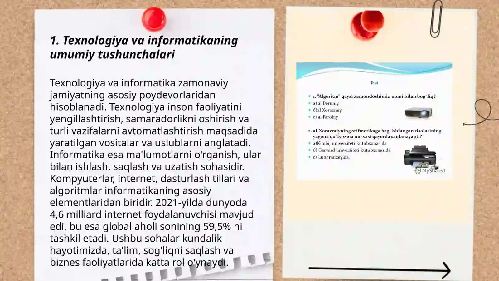 Texnologiya va Informatika tushunchasi va farqi 3