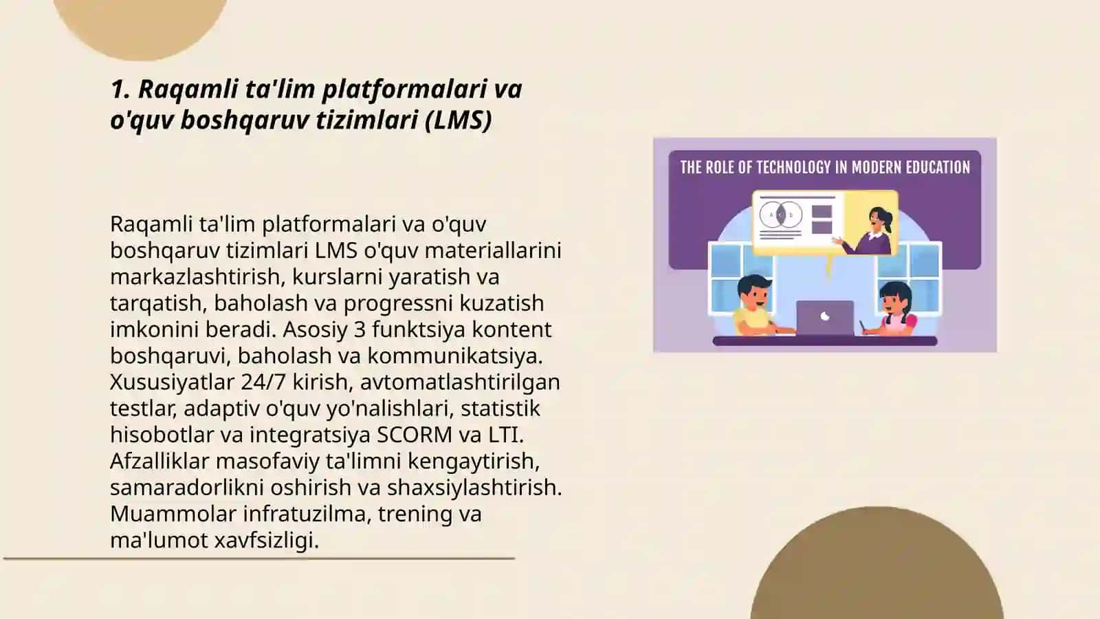 Raqamli ta'lim platformalari va o'quv boshqaruv tizimlari (LMS) 3