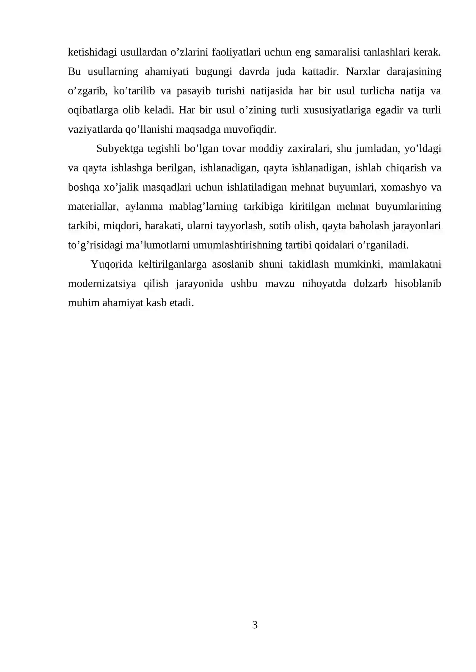 TOVAR-MODDIY ZAXIRALAR HISOBI VA UNI YANADA TAKOMILLASHTIRISH 3