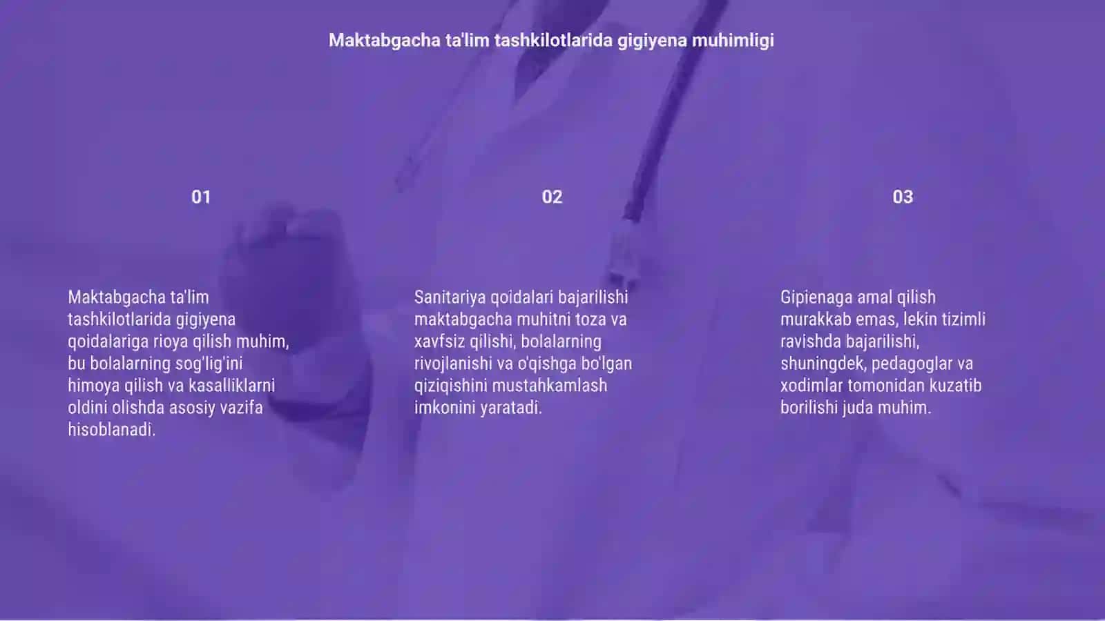 Maktabgacha ta'lim tashkilotlarida sanitary gigeyena qoidalari 3