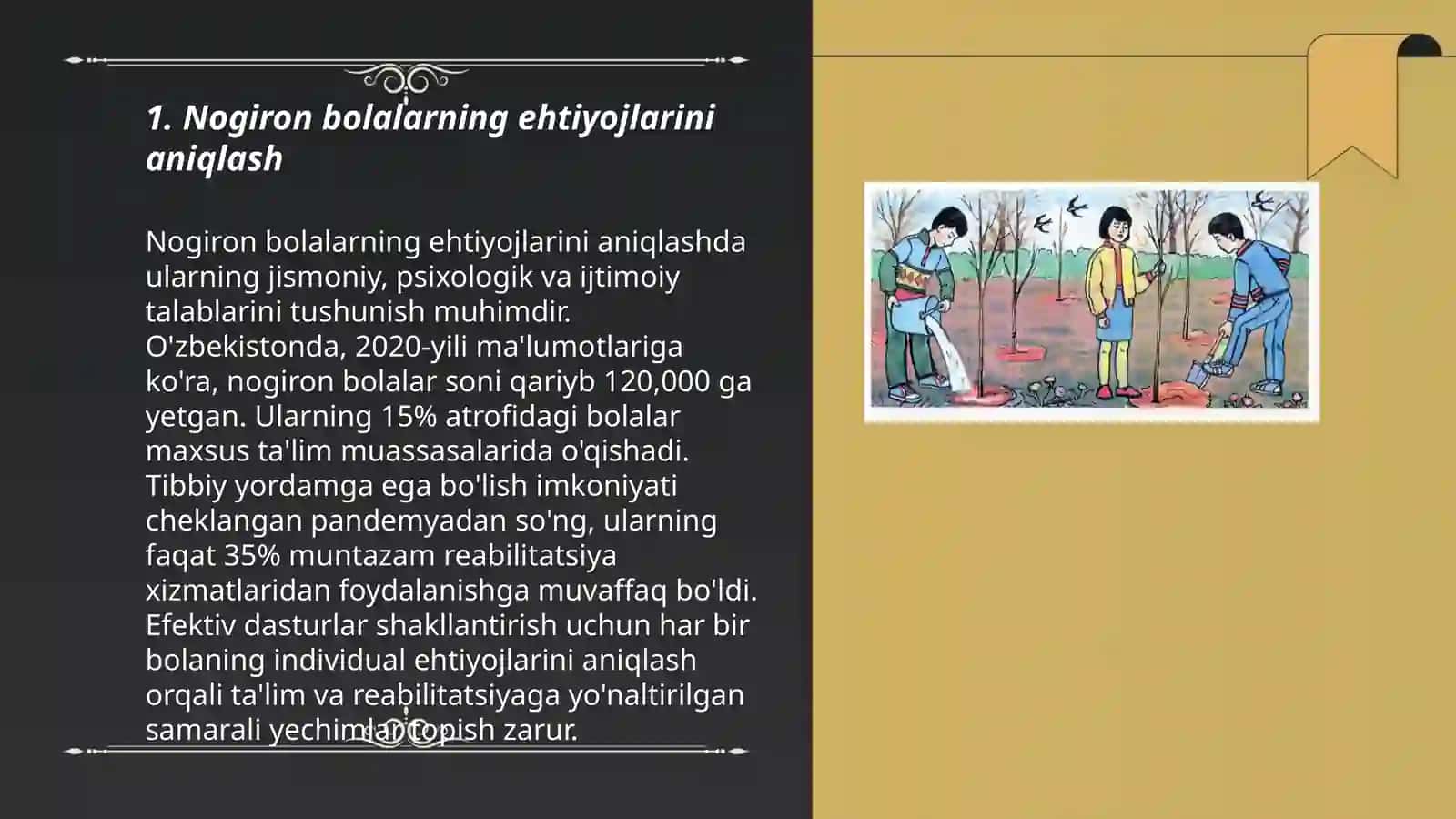 Oʻzimizdan boshlaymiz oʻqituvchilarga tavsiyalar imkoniyati cheklangan bolalarni oʻqitishni tarbiyalashni tashkil etish 3