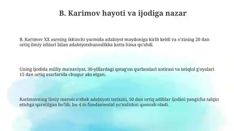 Ma’naviyat alifbosi adabiyotshunoslik masalalari 3