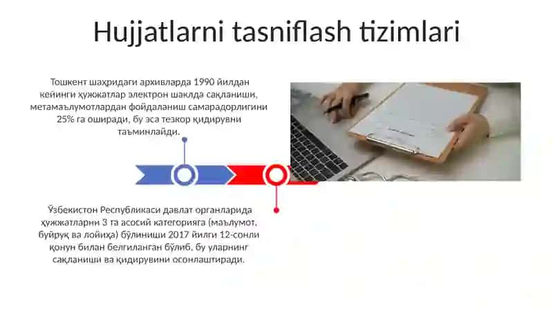 Hujjatlarni tasniflashning meyor talablari haqida malumot 3