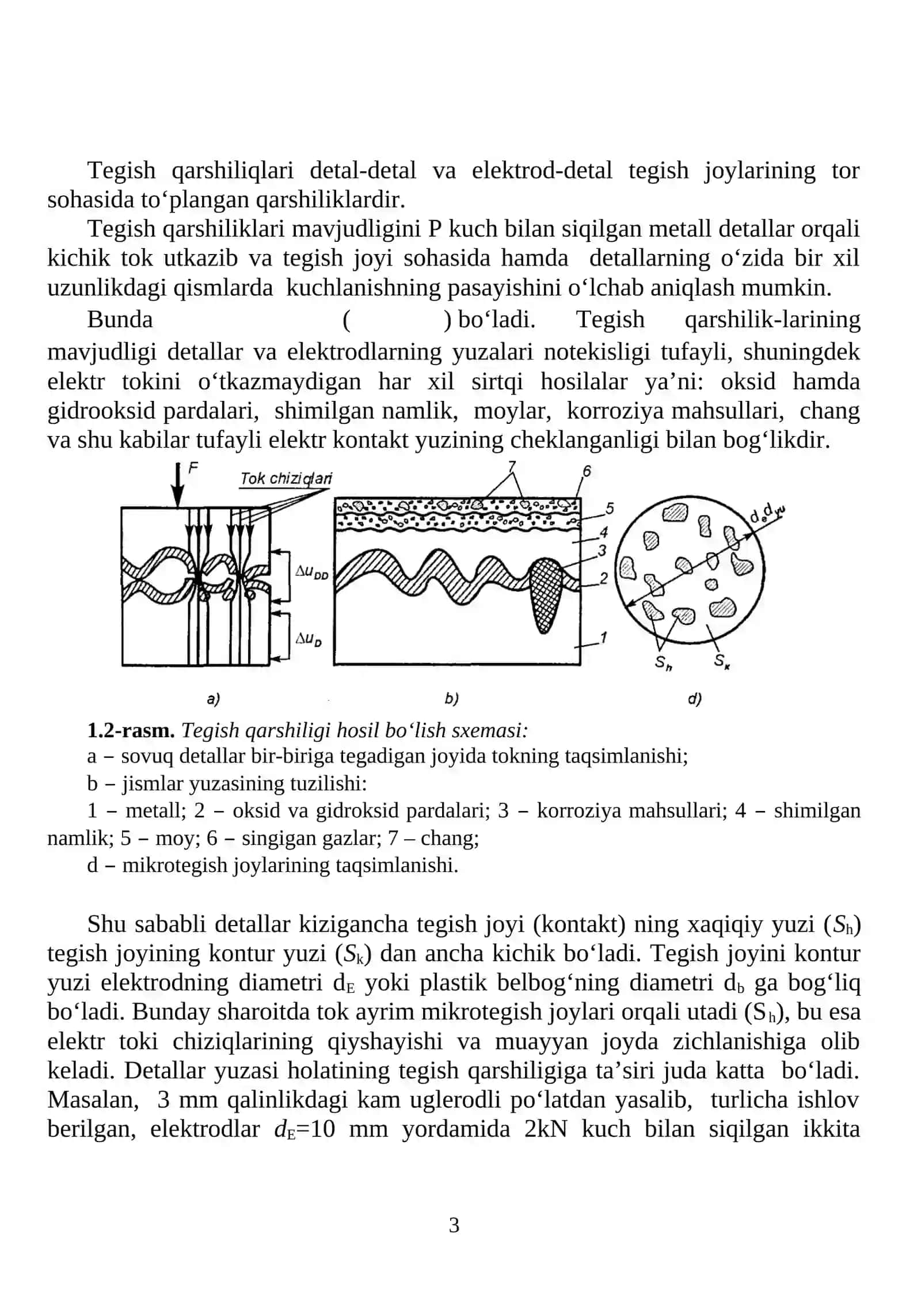 KONTAKTLI PAYVANDLASHDAGI ELEKTR QARSHILIK 3