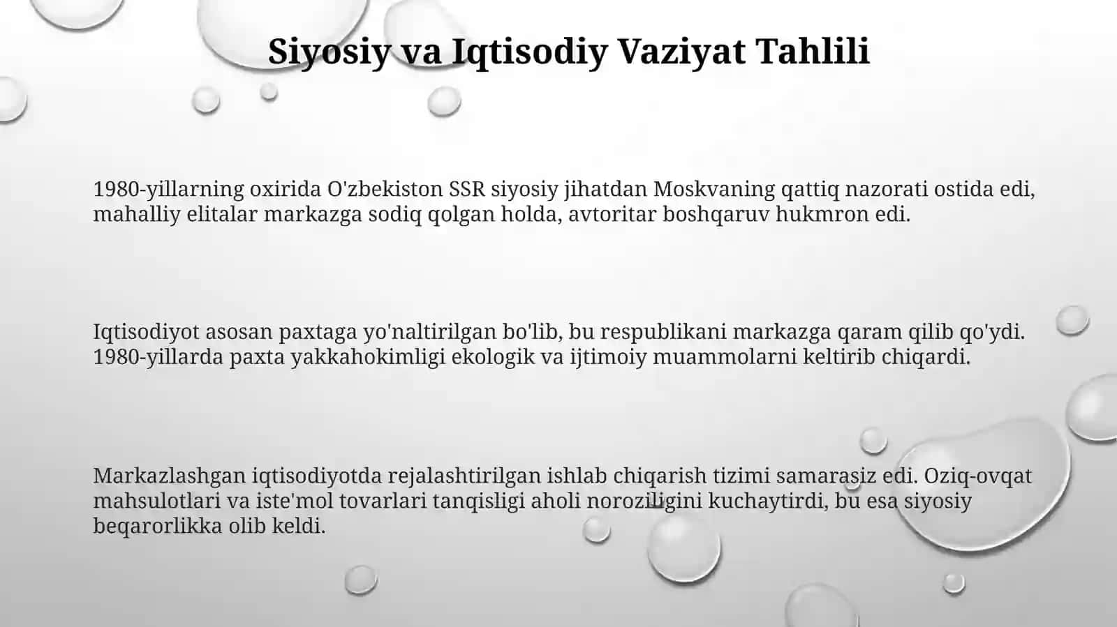 O'zbekiston SSR siyosiy-jihatdagi jarayonlar 3