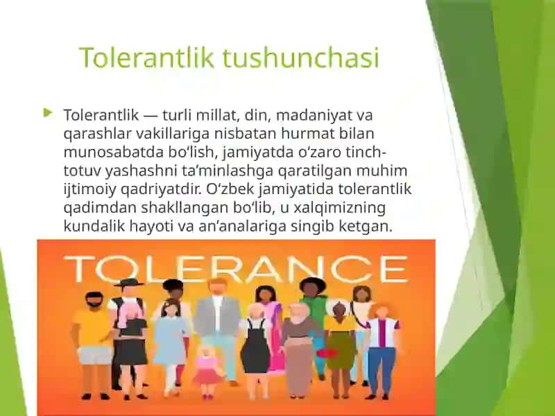 O‘zbekistonida tolerantlik va millatlararo totuvlikni ta’minlashning tarixiy ildizlari va demokratik prinsiplari. 3