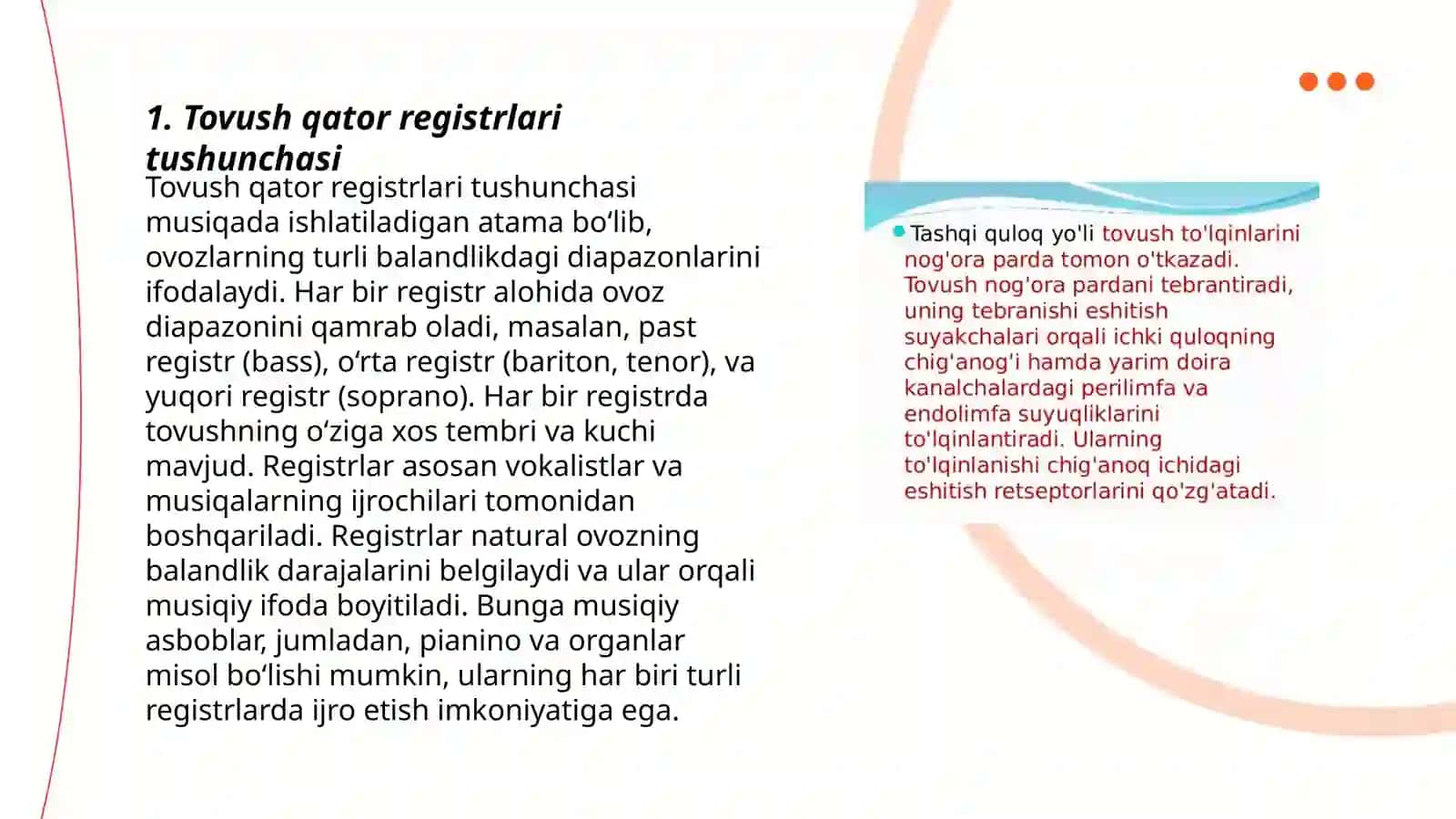 Tovush qator registr va ularning vazifalari 3