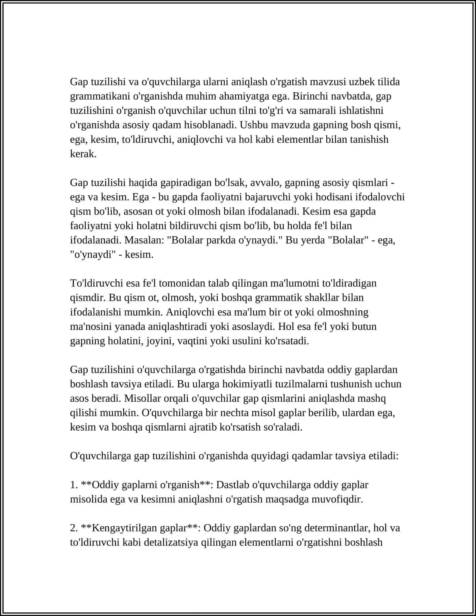 BOSHLANG'ICH SINFLARDA GAP USTIDA ISHLASHDAGI IZCHILLIK 3