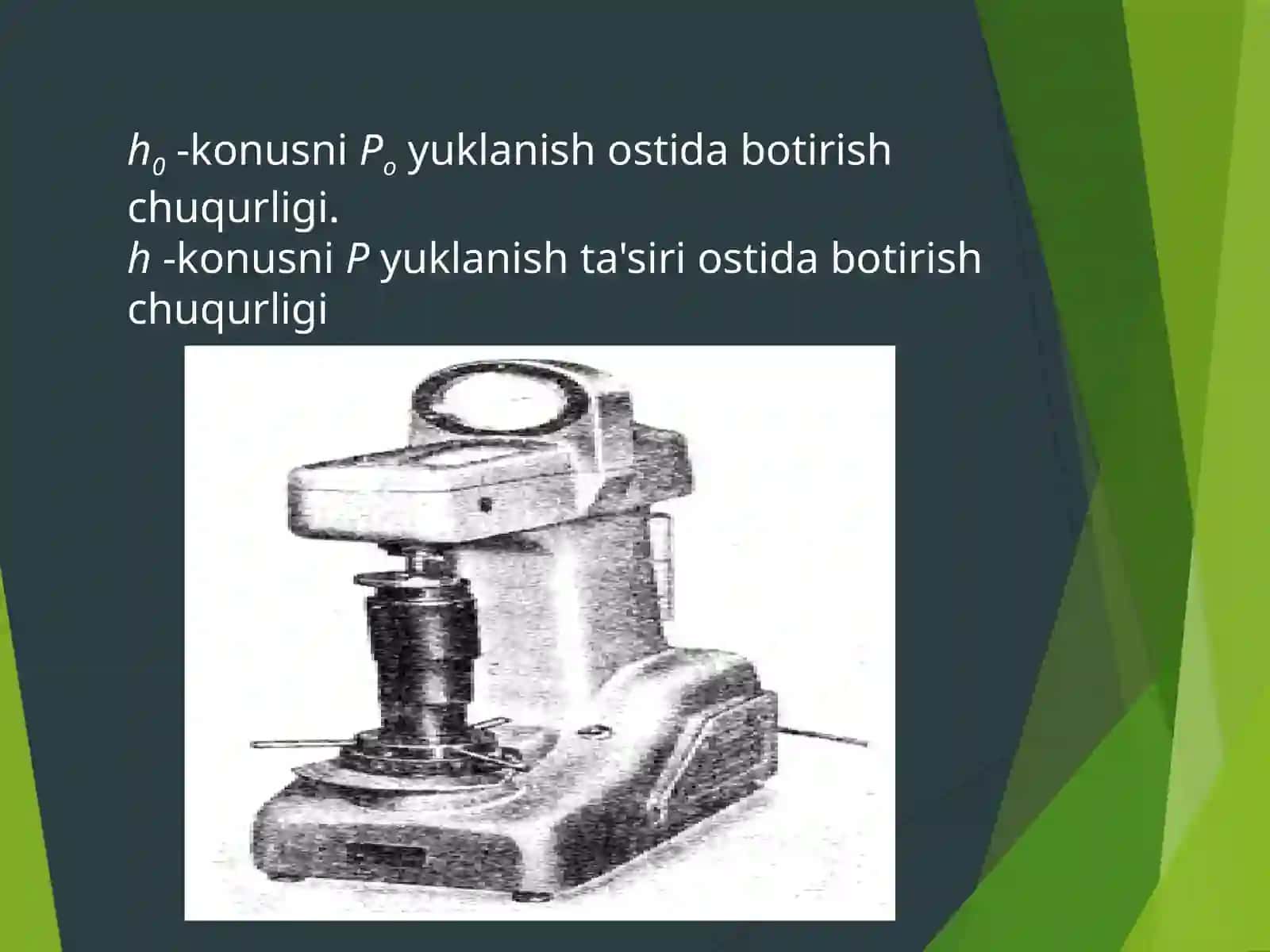 Yumshatilgan po’latlarning uglerod miqdori o’zgarishi bo’yicha qattiqligini aniqlash 3