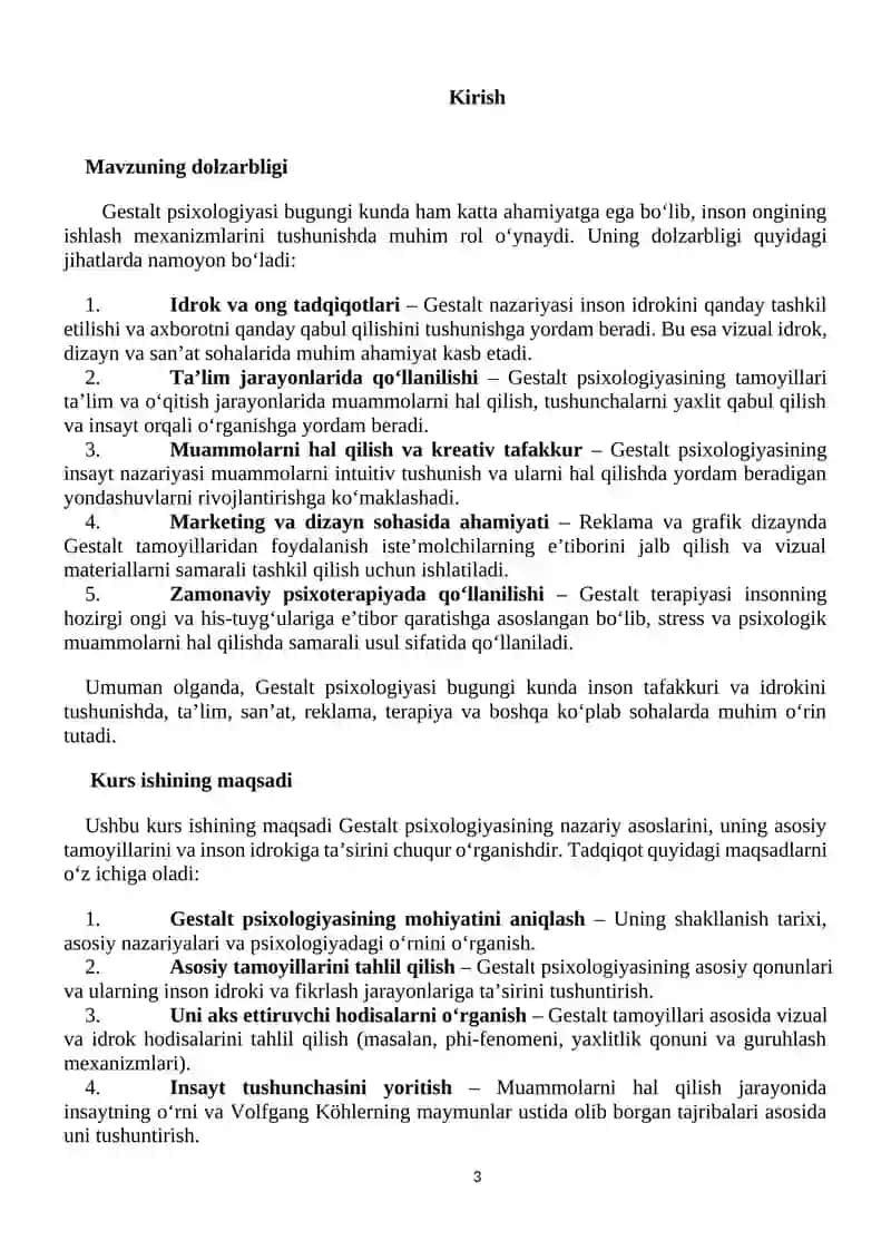 Gestalt psixologiyasining umumiy xususiyatlari 3