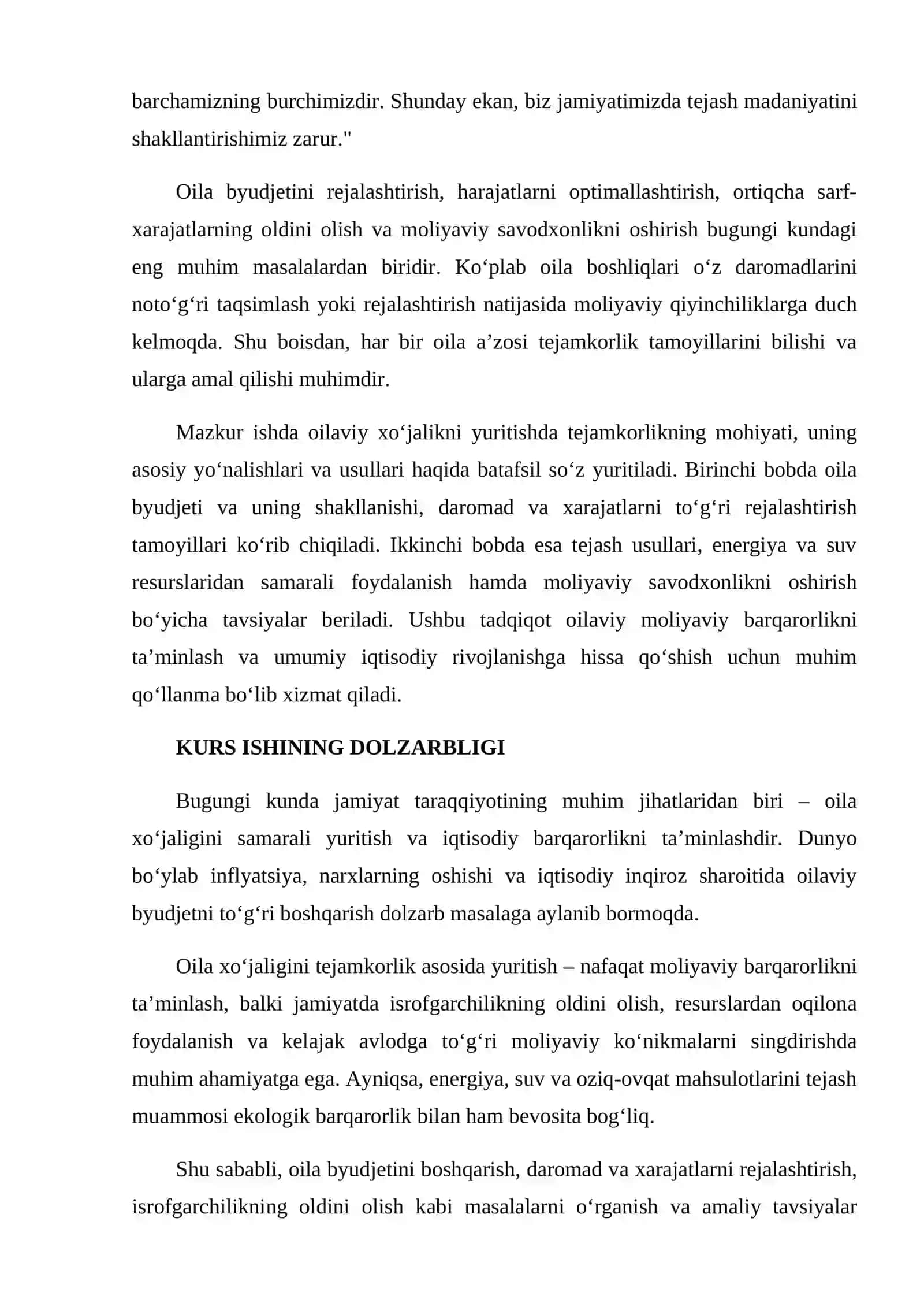 Tejamkorlik 3