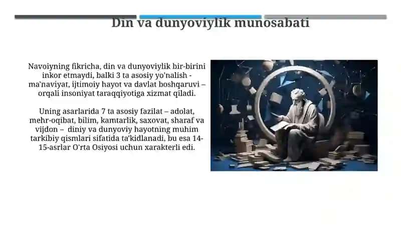 Alisher Navoiyning pand-nasihat ifodalangan ishtimoiy-siyosiy, axloqiy-ta'limiy qarashlar 3