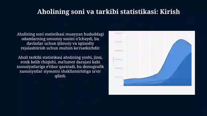 Aholining soni va tarkibi statistikasi 3